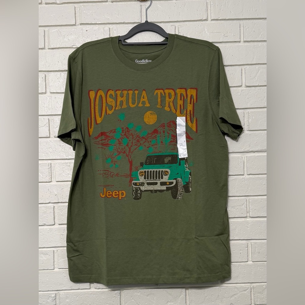 Men’s Goodfellow X Jeep Joshua Tree tee. Size L. NWT